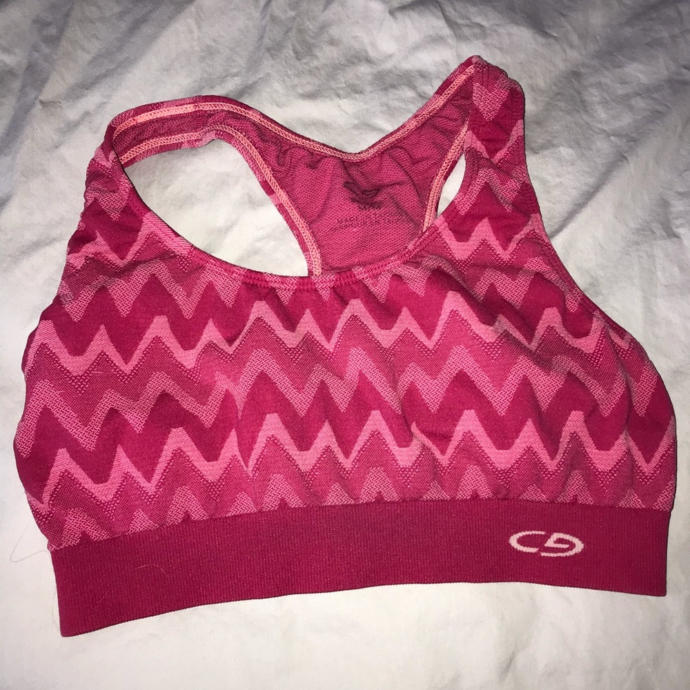 Pink Sports Bra